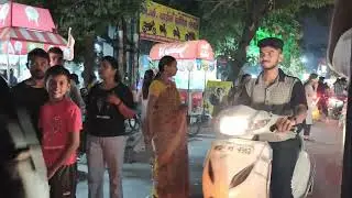 From Avadh Chauraha to Power House Chauraha via Sector G LDA Lucknow - Dhanteras Night Mangal Bazaar