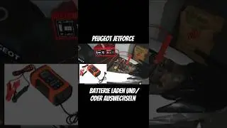 Batterie Laden, auswechseln Peugeot Jetforce(Battery charging, replacing)#laden #auswechseln #roller