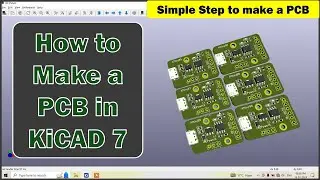 How to design your own PCB in KiCAD | For beginner  | Printed Circuit Board Design in Hindi