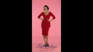 TopVintage - 50s Veronica Ultimate Wiggle Dress in Red