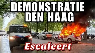 Demonstratie Den Haag escaleert 20-9-25 #protest #rellen 