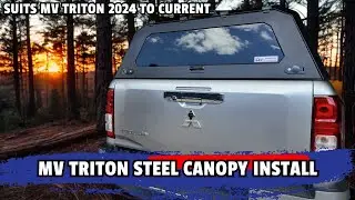 How To Install An Oz Canopies & 4x4 Steel Canopy On A MV Triton!