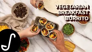 Breakfast On the Go: Vegetarian Breakfast Burrito Recipe
