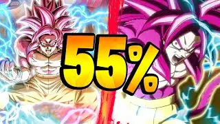 HOW GOOD IS DOKKANFEST LR STR DAIMA SSJ4 GOKU WITHOUT DUPES? 55%! (DBZ: Dokkan Battle)
