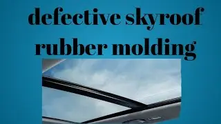 2007 kia sorento d4cb sirang rubber  moulding sa sky roof sanhe ng engine wild at engine vibration.