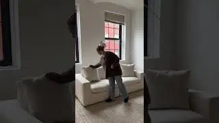 POV: You just moved in and found the perfect white sofa for your NYC #apartment #furniture #home