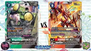 DIGIMON TCG: MegaGargomon (Green) vs Jesmon (Red)