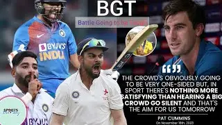 Border Gavaskar Trophy - the battle of two aces💪