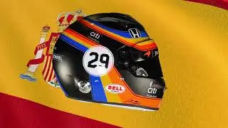 2017 Fernando Alonso Limited Edition Bell Series Replica Indy 500 Helmet