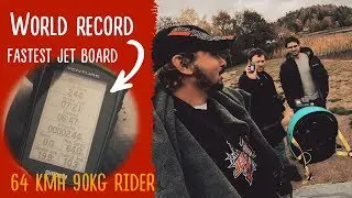 World Record Fastest Jetboard? ESURF Electric surfboard 64.0 kmh