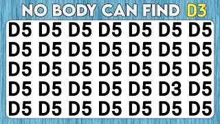 Find the Odd One Out | Find the Odd Number and Letter Brain Edition | Observation Skills Focus 