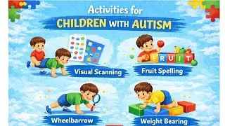 V2 - Vestibular inputs with wheelbarrow and matching Spelling with Picture #adhd #autism #viral #fun