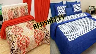 Double bed bedsheets ll cash on delivery available