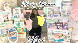 BABY SHOWER HAUL 2021| BABY GIRL 💖||MASSIVE DIAPER STOCKPILE & MORE!!!