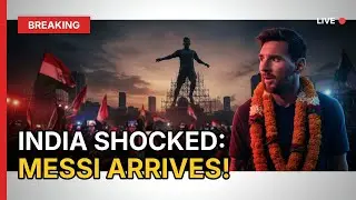 BREAKING: Messi's Shocking India Arrival - 70-Foot Statue Unveiled!