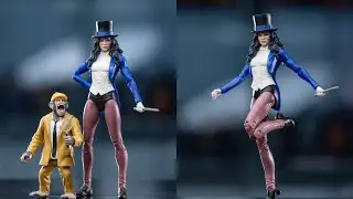 New McFarlane Toys Zantanna & Chimp variants action figures on hand images by Robdtoys 