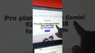 Google Gemini + Jio Offer 😱 | 18 Months Pro Plan + 2TB Storage at No Extra Cost! #shorts
