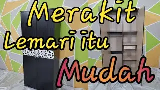 Tutorial Merakit Lemari 2 pintu  [Cara Mudah Rakit Lemari 2 Pintu]