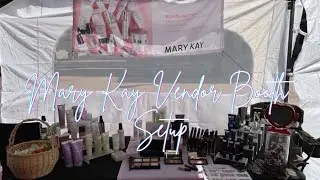 Mary Kay Vendor Booth Setup