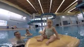 Alba Grace swims