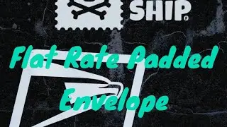 Shipping Clothes with Pirate Ship and USPS Flat Rate Padded Envelope