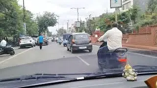 तिराहा पर इन बातों का ध्यान रखें #mahakal#car#driving#learn#कार, चलाना, सीखिए