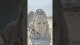 Texas SandFest 2025 Port Aransas Texas Mustang Island art #beach #amazing #sandart #sand