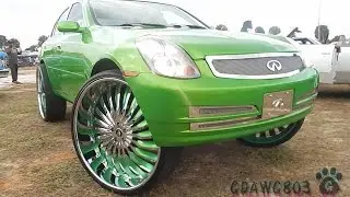 Candy Green Infiniti G35 on 30