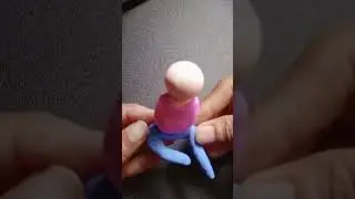 Yoga Day Craft Ideas | Clay Craft Ideas | International Yoga Day Craft #shorts #youtubeshorts