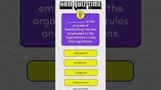 HRM Multiple Choice Questions: Test Your Knowledge! #hrm #humanresourcemanagement