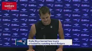 Sherree Burruss details howSteelers qb Aaron Rodgers influenced Patriots quarterback Drake Maye