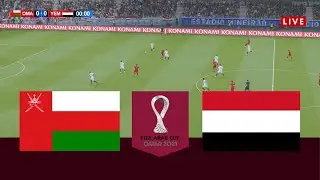 🔴LIVE Arabian Gulf Cup U23 - Round 3 - Oman U23 vs Yemen U23 - Live Score & Commentary Gameplay