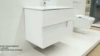 Vision White Wall Hung Vanity 800 x 480mm | Italtile