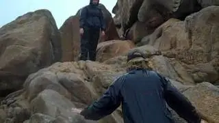 Walking down the Pink Granite coast of Br