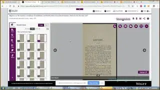 Library Resources | Tools Within a Wiley Digital Archive Search Result