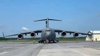 Watertown airport welcomes its largest aircraft ever