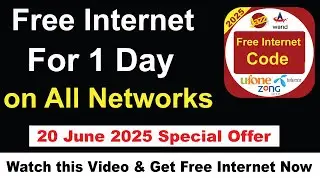 Get Free Internet for 1 Day on All Networks | Kisi Bhi Network Par 1 Din Ka Free Internet Hasil Kare