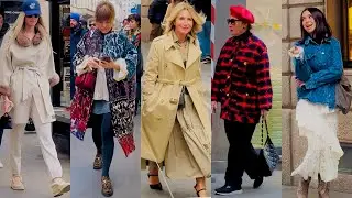 Milan Spring 2025 Street Style: Luxury Meets Iconic Casual Fashion 🌹🌸🌺🌷