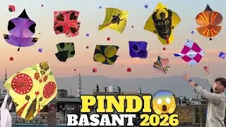Pindi basant 2026😱 || Lahore vs Pindi😈 || Full patang bazi 🥵 || World record broken 🪁