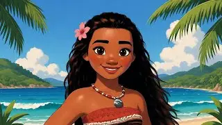 Moana:The brave girl।Kids bedtime story in english।kids simba show