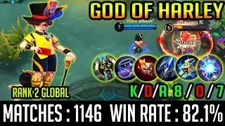 GOD MODE ~ Harley Pro Mythic Gameplay & Build 2018 - Top 1 Global Harley [sᴛᴇᴀᴅʏ&rdquo;] - Mobile Legends