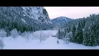 SNOW Aerial Footage Cinematic