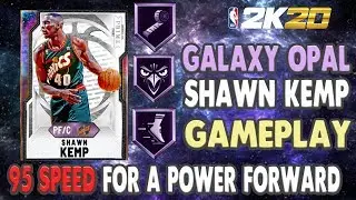 Galaxy Opal Shawn Kemp Has A 95 Speed & 86 Ball Handle Speed Boost In NBA 2K20 MyTeam