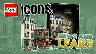 NEW LEGO Icons set revealed! Shopping Street Modular Building is coming 4th January 2026