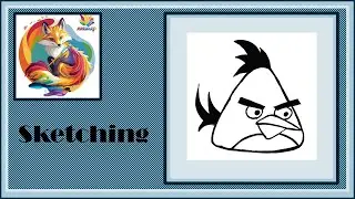 Angry bird Sketching. Сердитые птички. Зарисовка.