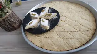 MİSAFİRLERİNİZİ ŞAŞIRTACAK EFSANE KURABİYE KEK ( HELVA KEK TARİFİ ) 💯 TEK TEPSİDE‼️
