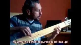 Piotr ZAQ Żaczek testuje ButloBass 'a akustycznie part 2 | Recycling Instruments | BootleBass RB