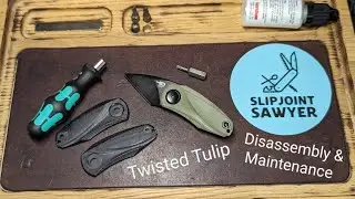 How to disassemble & maintain the @twistedassisted Tulip. #doubledetent #tulip #knife #knives