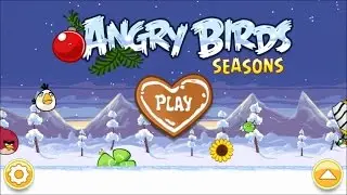 Angry Birds Season Wreck The Halls 2012 Walkthough (2x Speed)