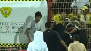 Maradona Kicks a Fan